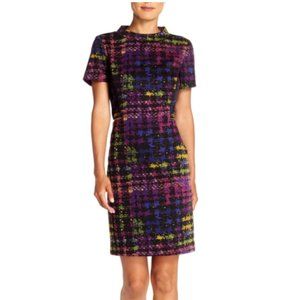 Tahari Print Ponte Sheath Dress